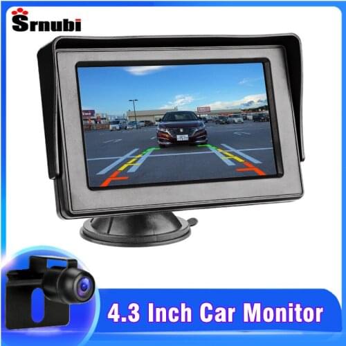 4.3 Inch Car Monitor Reverse Rear Backup Cameras HD Display for Car Rearview Monitors and Security Monitor Parking assistance