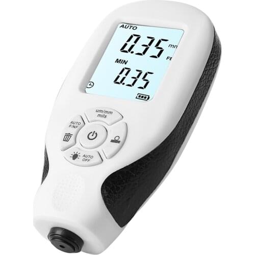 HW-300 Digital Coating Thickness Gauge Car Automotive Paint Meter with Backlit LCD Display Dry Film Thickness DFT Tester