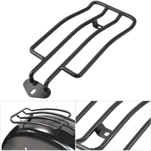Motorcycle Luggage Rack Backrest Support Shelf Fits Rear Solo Seat 280Mm (11 inch) for XL Sportsters 883 XL1200 1985-2003