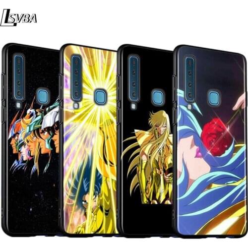 Black Cover Falls Saint Seiya Shiryu Anime for Samsung A9 A7 2018 Shell for Samsung Galaxy A8 A6 Plus A5 A3 2018 2017 Phone Case