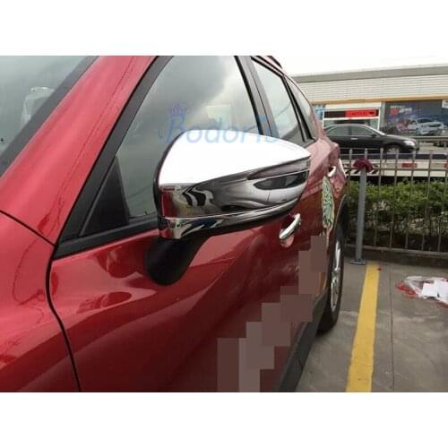 For Mazda CX-3 CX3 CX 3 2016 2017 2018 Rearview Mirror Cover Side Wing Cap Shell Case Garnish Moulding Trims Car Accessories