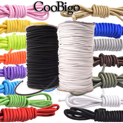 1mm Elastic Rope Elastic Band Shock Cord Bungee Rubber Band Stretch Lace for Shoelace Bag Sewing Supplies 80 Meters