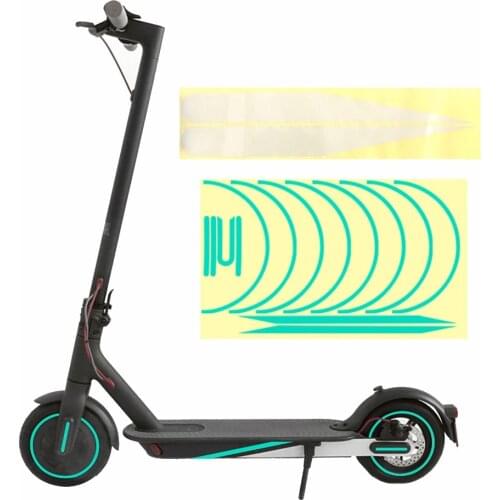 Body Warning Stickers For XiaoMi M365 Pro 1S Pro 2 Electric Scooter Reflective Sticker Cover Set Waterproof Hoverboard Accessory