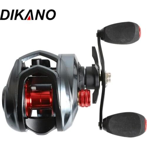 Low-Profile Reel Double Brake Lure Fishing Reel Double Line Cup 18 Bearing Baitcast Fishing Reel