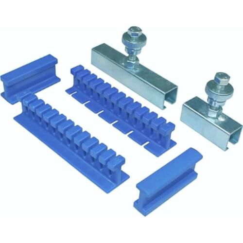 New PDR Tool Blue Car Paintless Dent Repair Puller Tabs Dents Removal Holder Kit Large Area Repairing Dent Tools