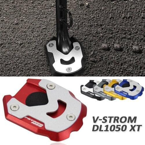 NEW 20-21 Kickstand Foot Side Stand Extension Pad Support Plate For SUZUKI Vstrom V-Strom DL 1050 XT 1050XT DL1050 DL1050XT