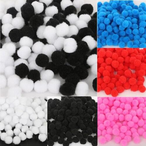 Hot sale Fashion Design 300pcs 10mm Multi option Pompoms Soft Pom Poms balls For DIY Wedding Decoration & Kids Toys Accessories