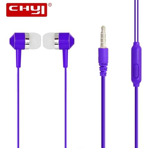 Wired Earphones With Microphone Sports Headset Professional 3.5mm Portable In-ear Earbuds Call Music For Samsung Huawei Xiaomi