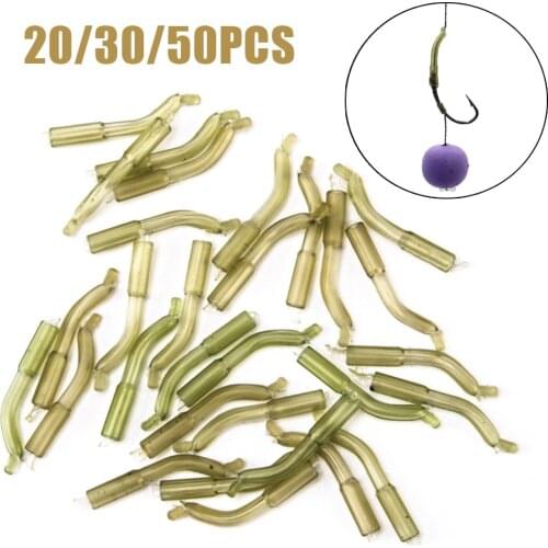 Carp Fishing Accessories D Rig Kickers Hooks Line Aligners Sleeve Anti Tangle Fishing Hook Sleeves For Terminal End Tackle Pesca