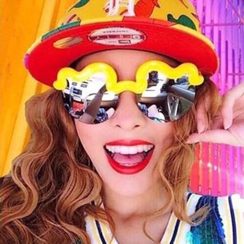 Cotton Clouds Waves Women Men Dancing Sunglasses Matte Soft Material Half Frame Sun Glasses Oculos Lentes De Sol Mujer Feminino