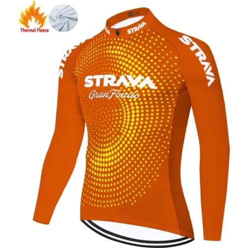 Strava Winter Thermal Fleece Masculina Cycling Jersey Roupa Masculino Велоджерси Camisa Invierno 자전거의류 Maillot Ciclismo