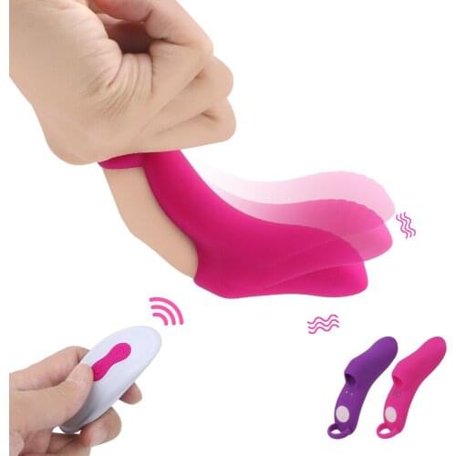 9 Frequency Finger Vibrator G Spot Massage Female Masturbator Sex Toys For Women Clitoris Stimulator Wireless Remote Control L1