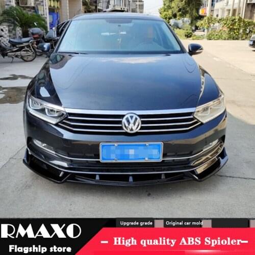 For Volkswagen Passat B8 Body kit spoiler 2017-2018 ZDK Passat ABS Rear lip rear spoiler front Bumper Diffuser Bumpers Protector