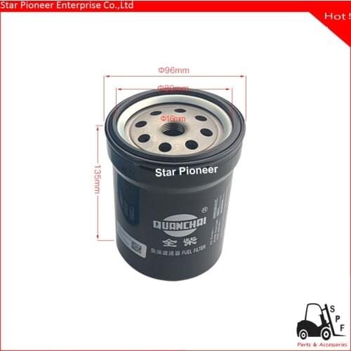 Forklift parts Fuel filter Quanchai QC4C2 Part # 2409532810107Z