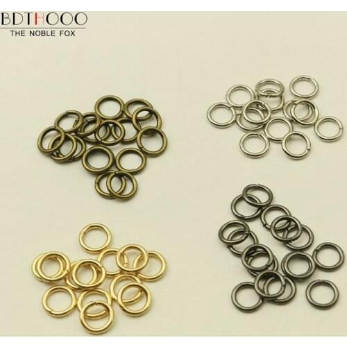 20Pcs/lot D Buckles rings for bag accessories 2 points DIY Rings Hook Chain for Bag Key Metal Bag Accessories Wholesale