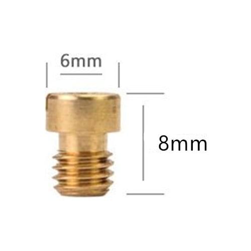 20 PCS M5 Round Main JET For Keihin CVK PE PZ PWK OKO KOSO CB CG GY6 Carburetor ATV Buggy Scooter Dirt Super Bike Chopper