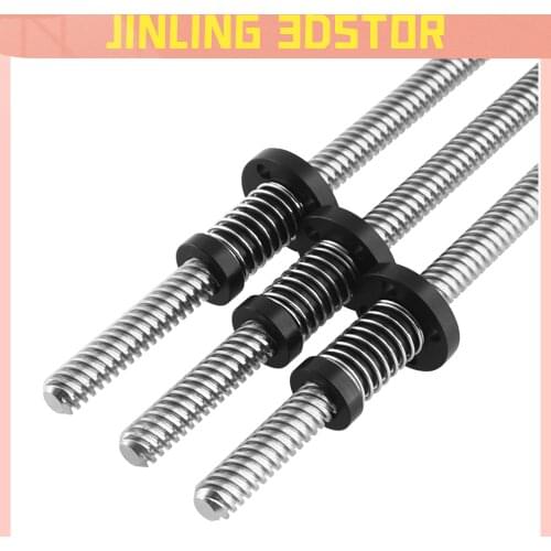 3D Printer T8 POM Anti Backlash Nuts For Lead 8mm Acme Threaded Rod Eliminate the gap Spring DIY CNC Accessories