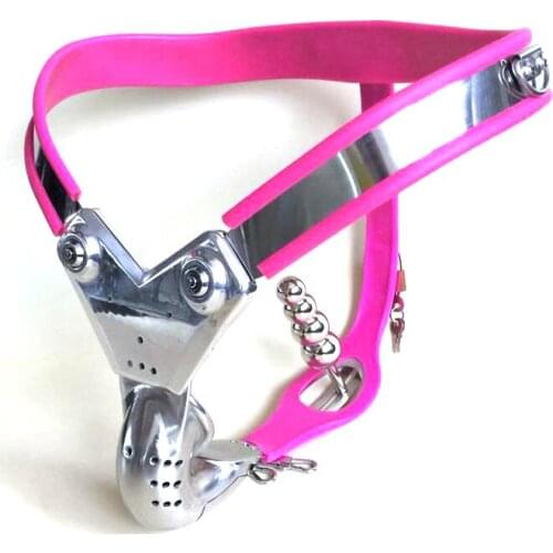 BDSM EMCC Underwear Chastity Belt Anal Plug Bird Lock Stainless Steel Cock Cage ChastityDevice Fetish Wear Sex Toys for Men