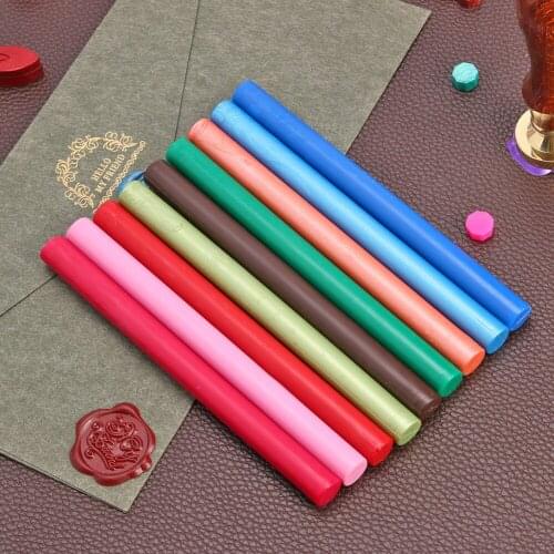 Cylindrical Sealing Wax Stick DIY Envelope Wedding Party Invitation Letter Card Tools Sealing Strips Seal Dedicated Stamp Wax