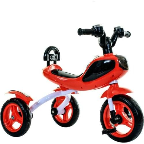 Childrens Tricycle Pedal Tricycle with Music Lights Kids Bike Power Wheels for Kids Ride on Cars for Children