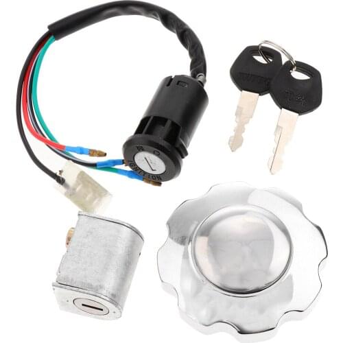 Electric Wire Engine Starter Switch Ignition Switch Tank Cover For Motorbike