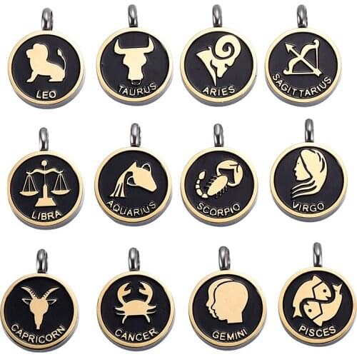 Женские кулоны знаки зодиака Impressjewelry China At AliExpress