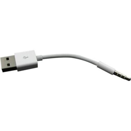 3.5mm Jack to USB 2.0 Data Sync Charger Transfer Audio Adapter Cable cord for Apple iPod Shuffle 3rd 4th 5th 6th