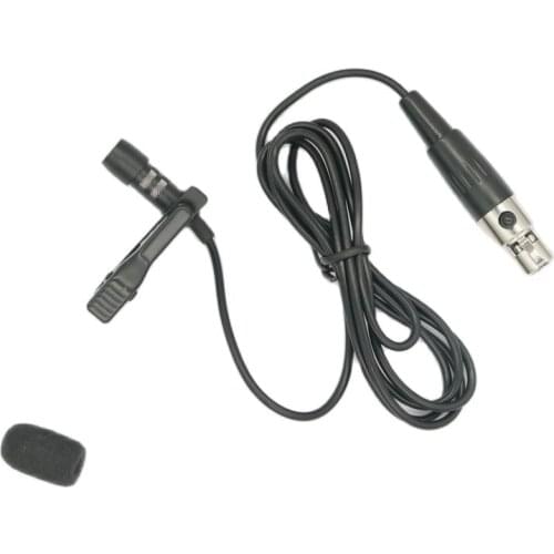 T50 Black Lavalier Lapel Unidirectiona Microphone for AKG Samson Gemini Wilress TA3F