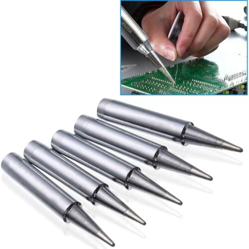 5pcs Solder Tips Soldering Solder Iron Tips Head Bit For 936/937/938/969 Soldering Station Soldering tools For Welding Accessory