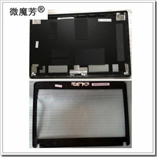 New Laptop LCD top cover case for lenovo E430 E430C E435 E445 LCD BACK COVER/LCD Front Bezel Cover