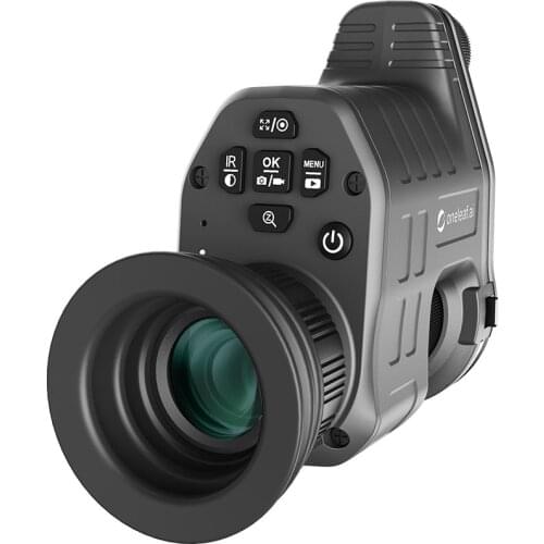 Oneleaf.ai Commander NV100 HD Digital Night Vision Monocular Include Mount Battery, Built-in IR Illuminator for Night Watching