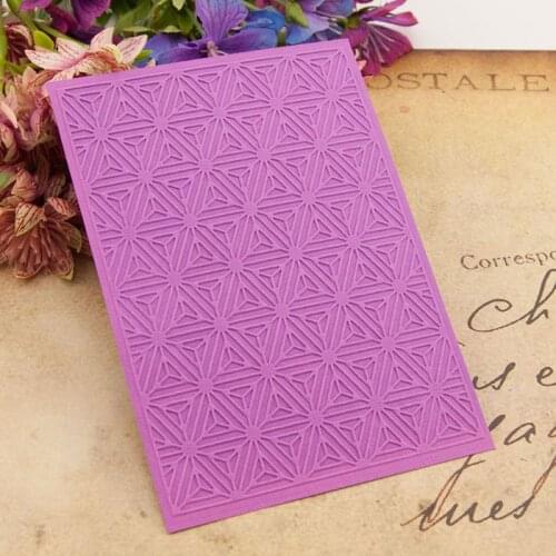 Plastic Embossing Folder Template DIY Scrapbook Photo Album Card Making Decoration Crafts Hexagon #912
