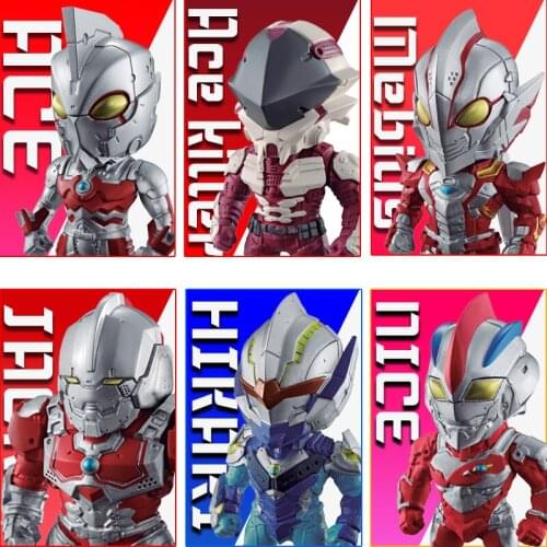 Off The Shelf FW Bandai Convert Mobile Ultraman Ltraman Mebius Uitraman Hikari Jack Ace