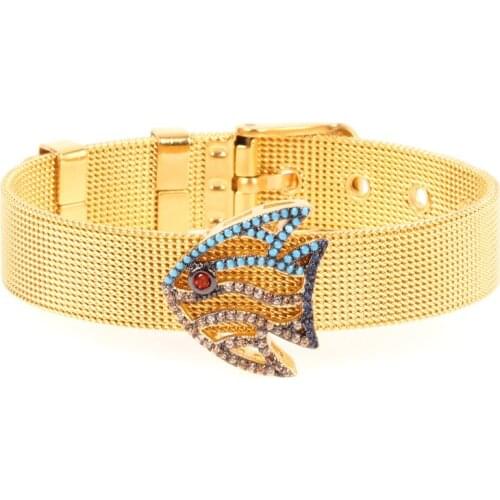 RED TREES Wide Bracelets