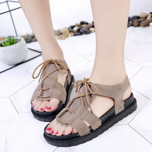 Chaussure Femme Brand Women Sandals 2021 New Fashion Ladies Casual Shoes Womens Wedges Buckle Strap Platform Summer Sandals