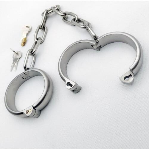 Stainless Steel Adult Sex Game Products Bondage Toys Flirting Toe Cuff Metal SM Sexual Toy Adult Fleshligt for Sex Harness Bdsm