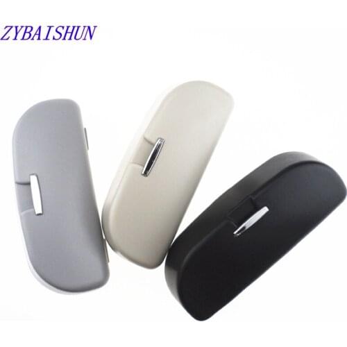 ABS universal car sun visor glasses storage box for Volvo S40 S60 S80 XC60 XC90 V40 V60 C30 XC70 V70/Mini Cooper R50 R52 R53 R55