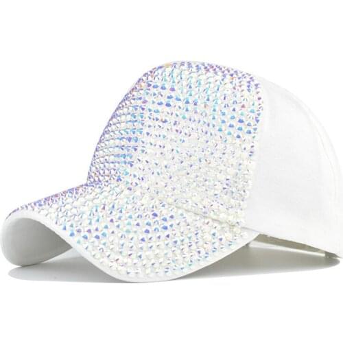 Womens New Fashion and Diamond Baseball Cap Outdoor Fashion Wear Sun Hat Hundred Travel Hiking Cap Youth Cap 2020