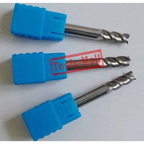 1pc 5mm D5*13*D5*50 HRC50 3 Flutes Milling cutters for Aluminum CNC Tools Solid Carbide CNC flat End mills Router bits
