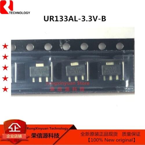 10 Pcs SOT-89 UTCUR133AL UR133AL R133AL R133A UR133 UR133AL-3.3V-A UR133AL-3.3V-B UR133AL-3.3V-C UR133AL-1.8V-B 100%New original