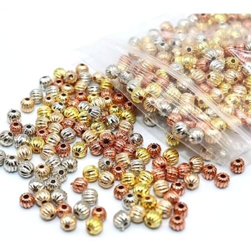 500/1000pcs Round Shape CCB Beads for Jewelry Making Handmade CCB Spacer Beads Small Loose Beads DIY No Fade