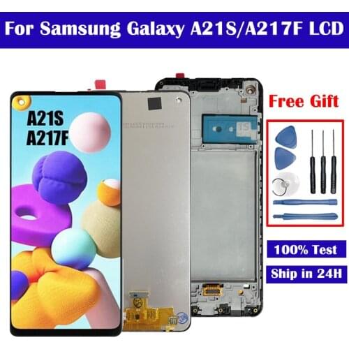6.5" Original For Samsung A21s LCD A217 A217F LCD Screen With Touch Screen Digitizer For Samsung A21s SM-A217F/DS Display