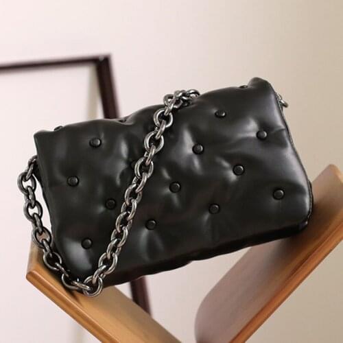 Branded Designer Clutch Bags For Women 2021 Thick Chain Shoulder Bags High Quality Fashion Women Handbags Purse Ladies Hobo Bag