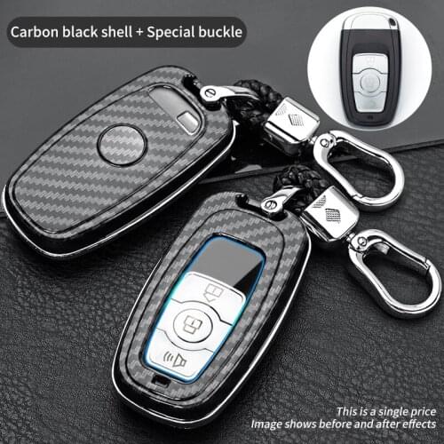 Carbon Fiber Car Smart Key Cover Case Fob For Haval H9 F7x H5 H3 Great Wall 5 3 M2 Coupe M4 H2 H6 Protect Shell Accessories