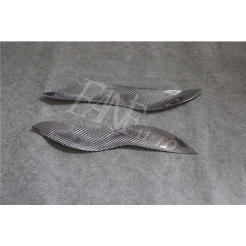 Carbon Fiber Headlight Cover Eyebrows Eyelids for Smart Fortwo W450 W451