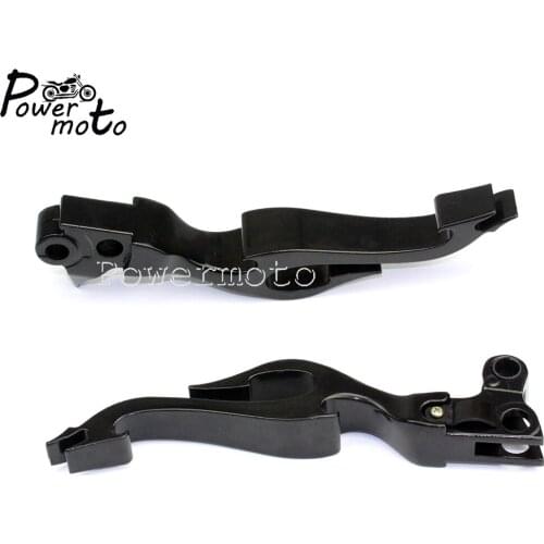 Black Blade Motorcycle Left & Right Brake Clutch Lever Flame For Harley FLSTN FLSTSC FXDWG FLHR FXDB Sportster 1996-2012