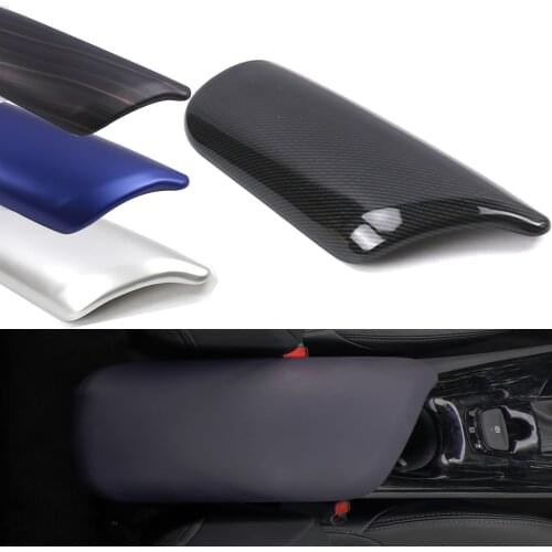 Chrome Armrest Box Cover For Toyota C-HR CHR 2017 2018 2019 2020 Car Detector Carbon Look Stick Styling