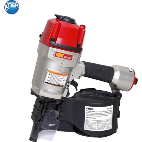 Coil Nailer Pallet Air Coil Nailer Guns Industrial Pneumatic Coil Nail Gun For Wooden Fencing CN80