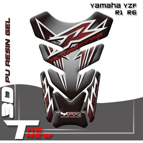 Motorcycle High quality Tank pad High Quality decals and stickers 3D Tank Pad Tank Pad Cas Cap For Yamaha YZF R1 R6