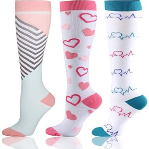 Vintage Style Women Men Multi Color Compression Socks Nursing Nylons Cycling Stockings Funny Long Thigh High Socks Popsocket